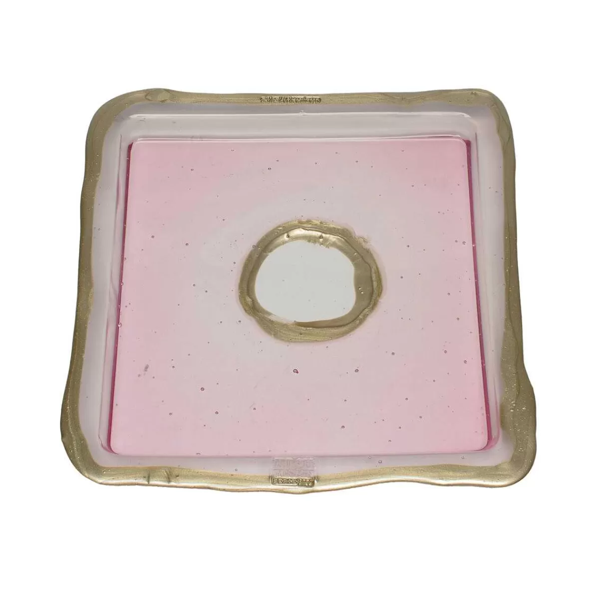 Corsi Design Try Tray Square - Clear Pink And Bronze Cheap