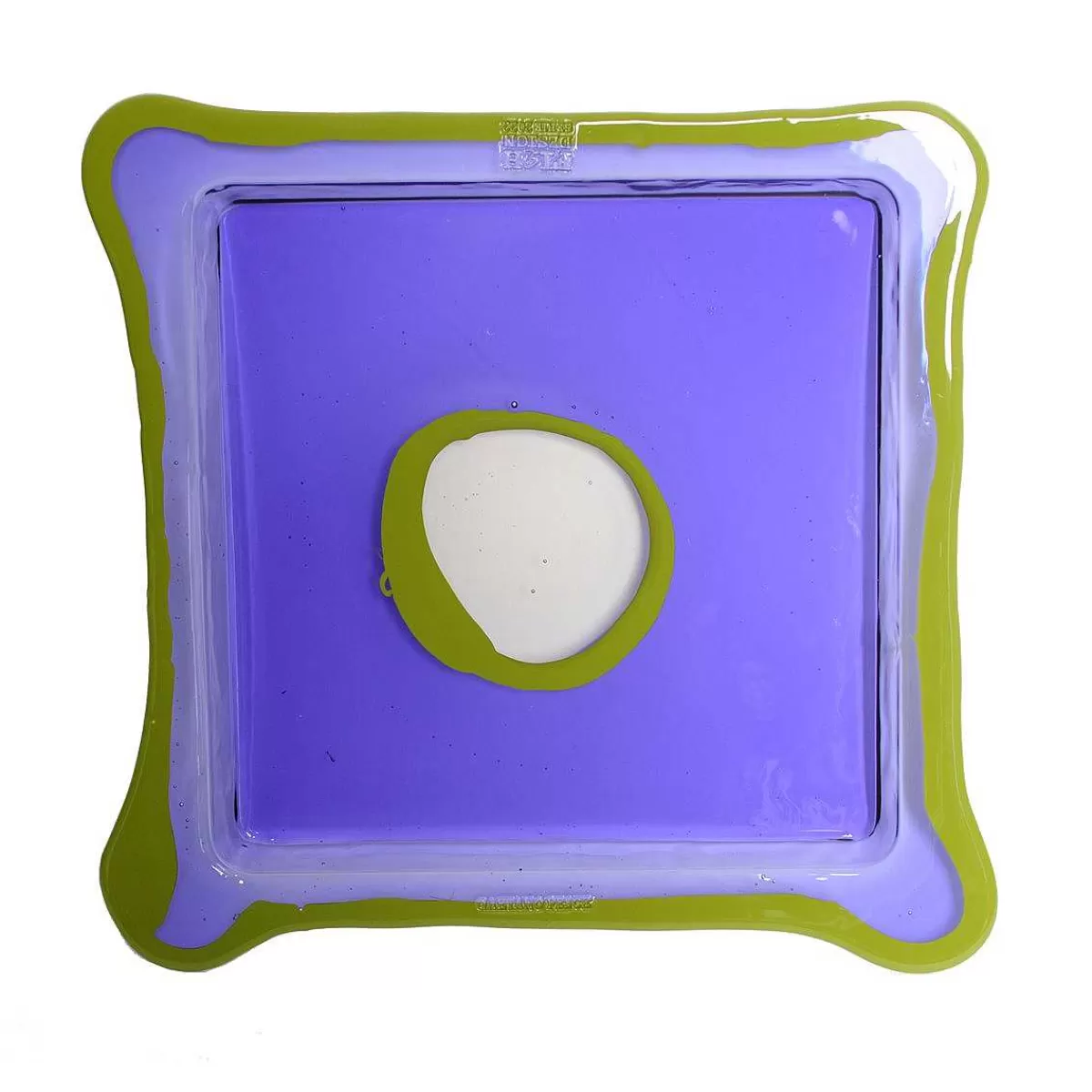 Corsi Design Try Tray Square - Clear Purple And Matt Dust Green Shop