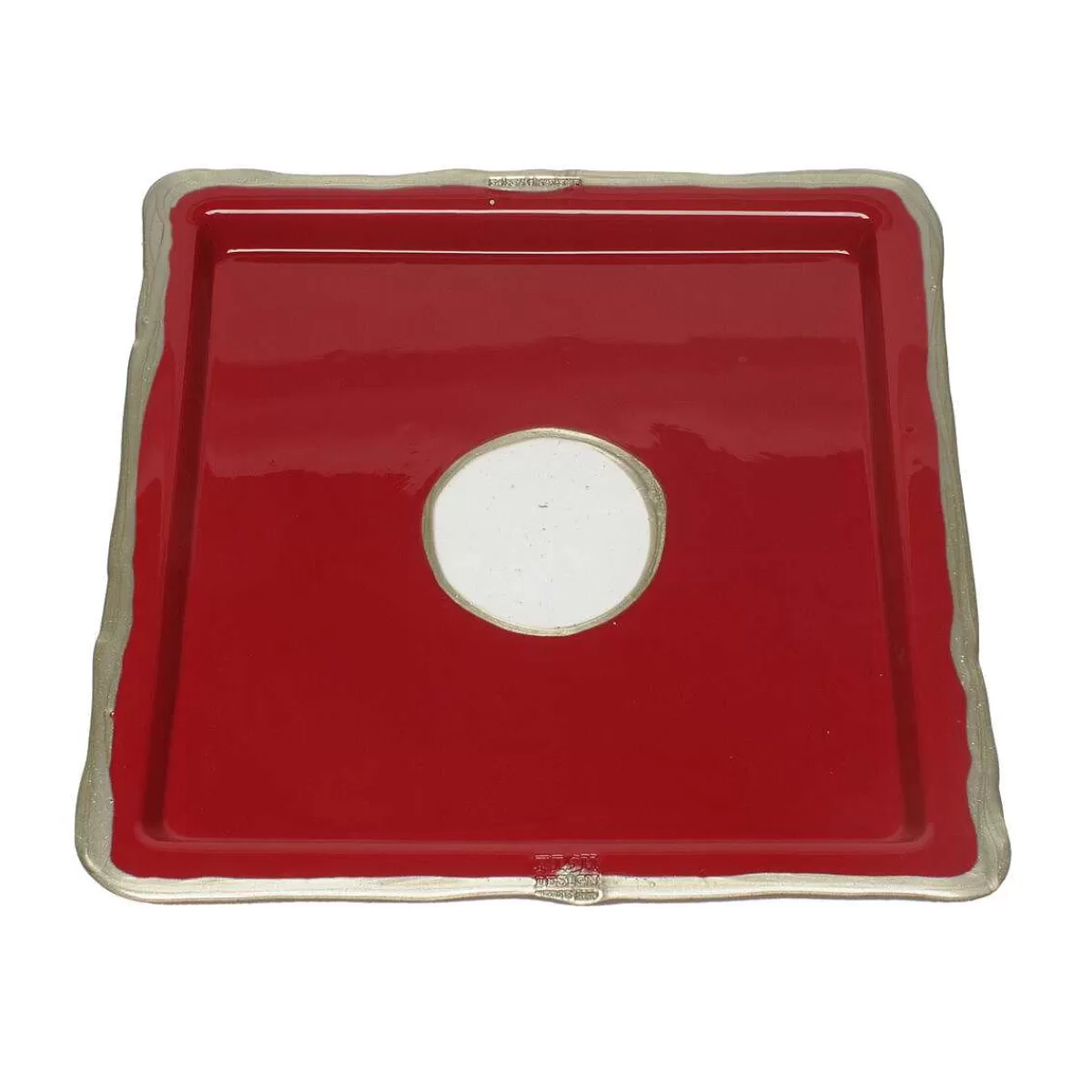 Corsi Design Try Tray Square - Matt Cherry And Bronze Shop