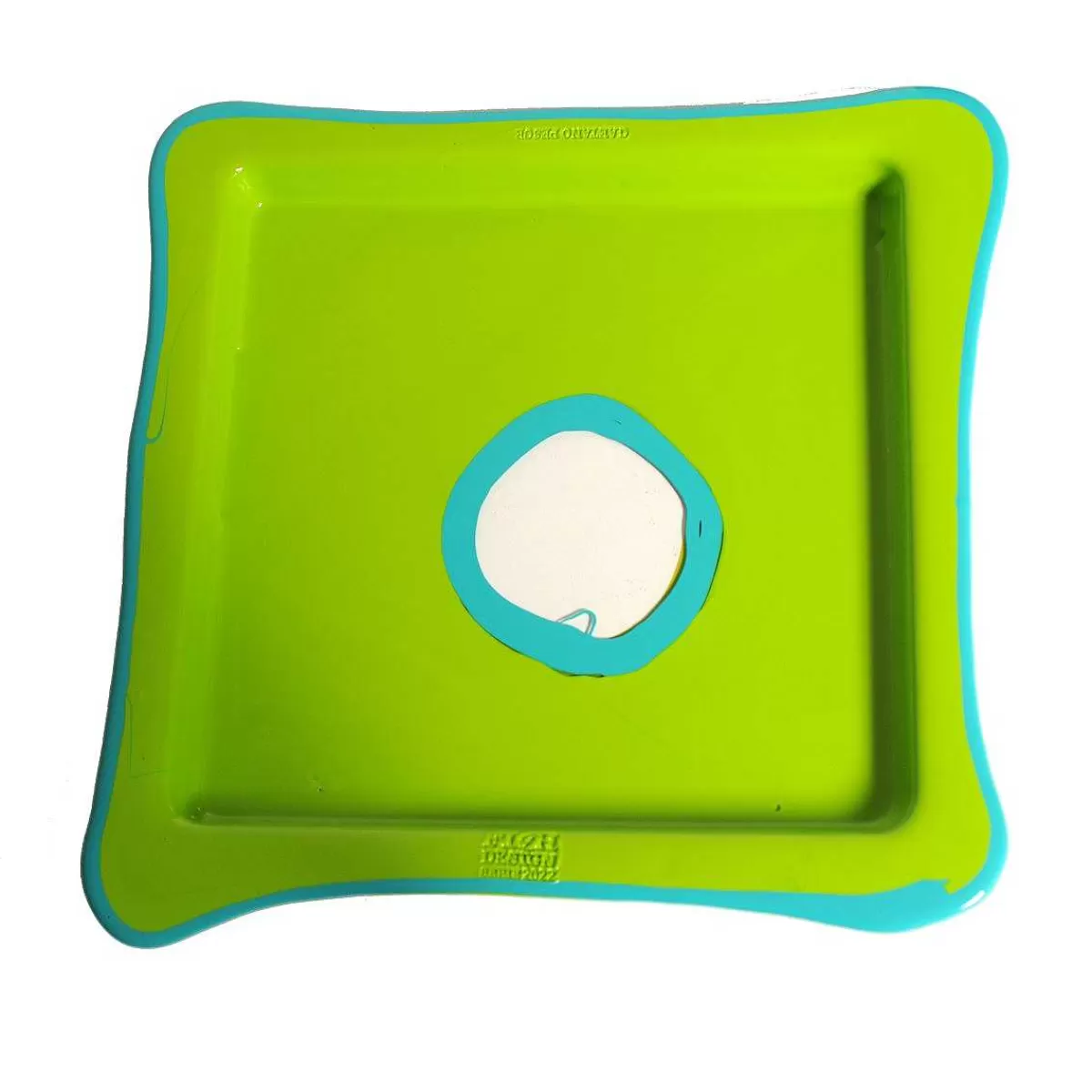 Corsi Design Try Tray Square - Matt Lime And Matt Turquoise Store