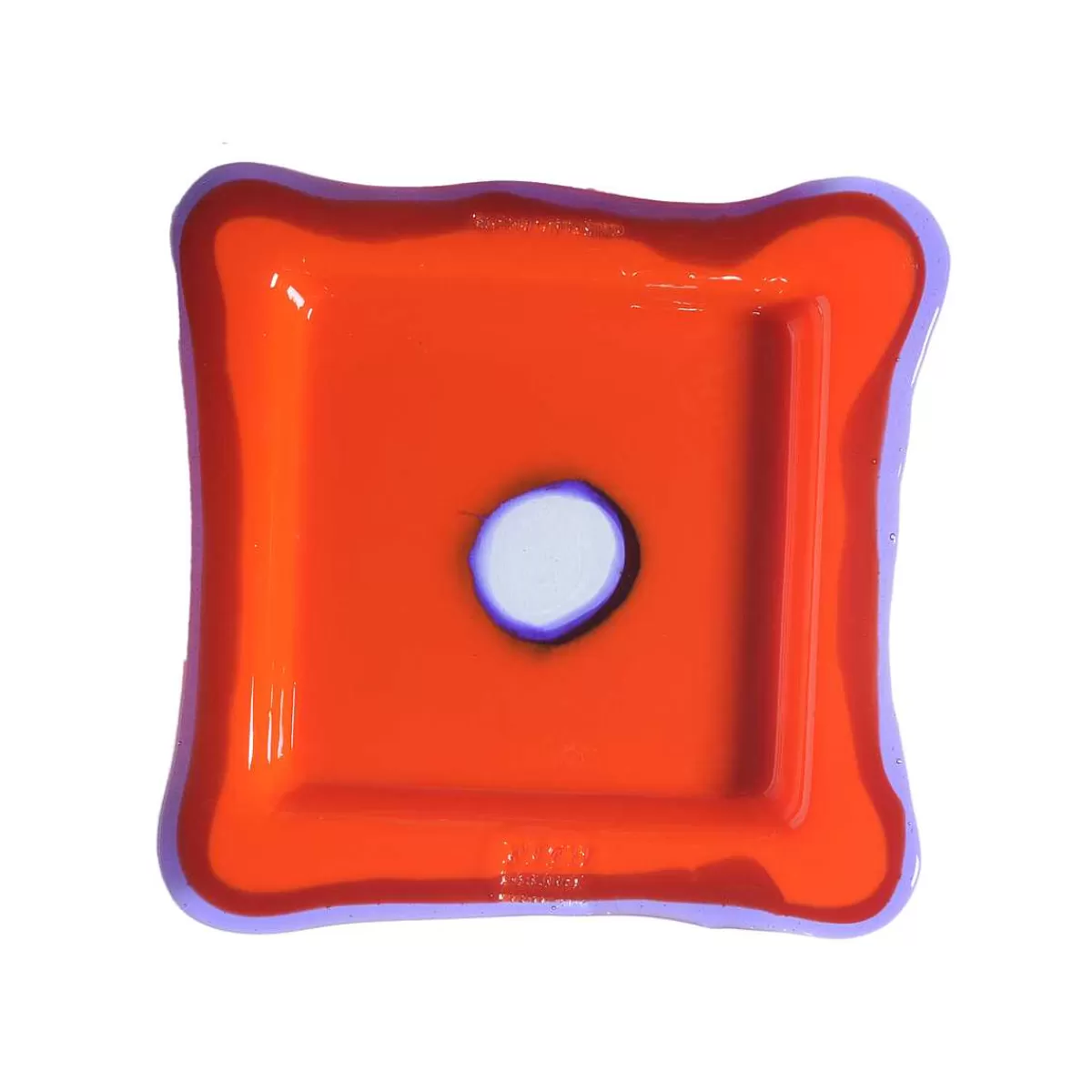 Corsi Design Try Tray Square - Matt Orange, Clear Purple Clearance