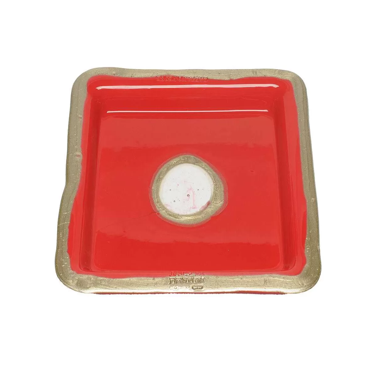 Corsi Design Try Tray Square - Matt Red, Bronze Discount