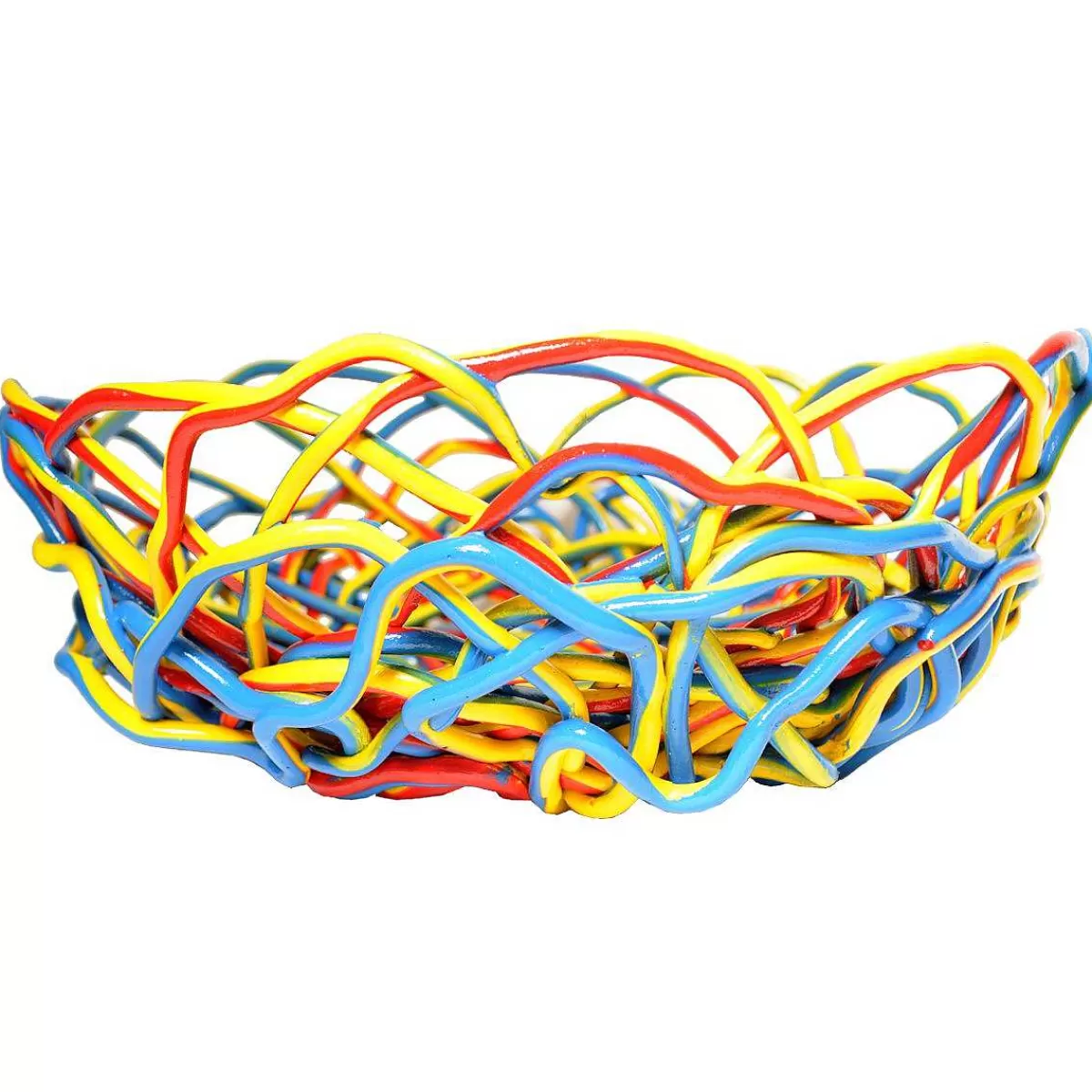 Corsi Design Tutti Frutti Ii Basket - Matt Red, Blue And Yellow Fashion