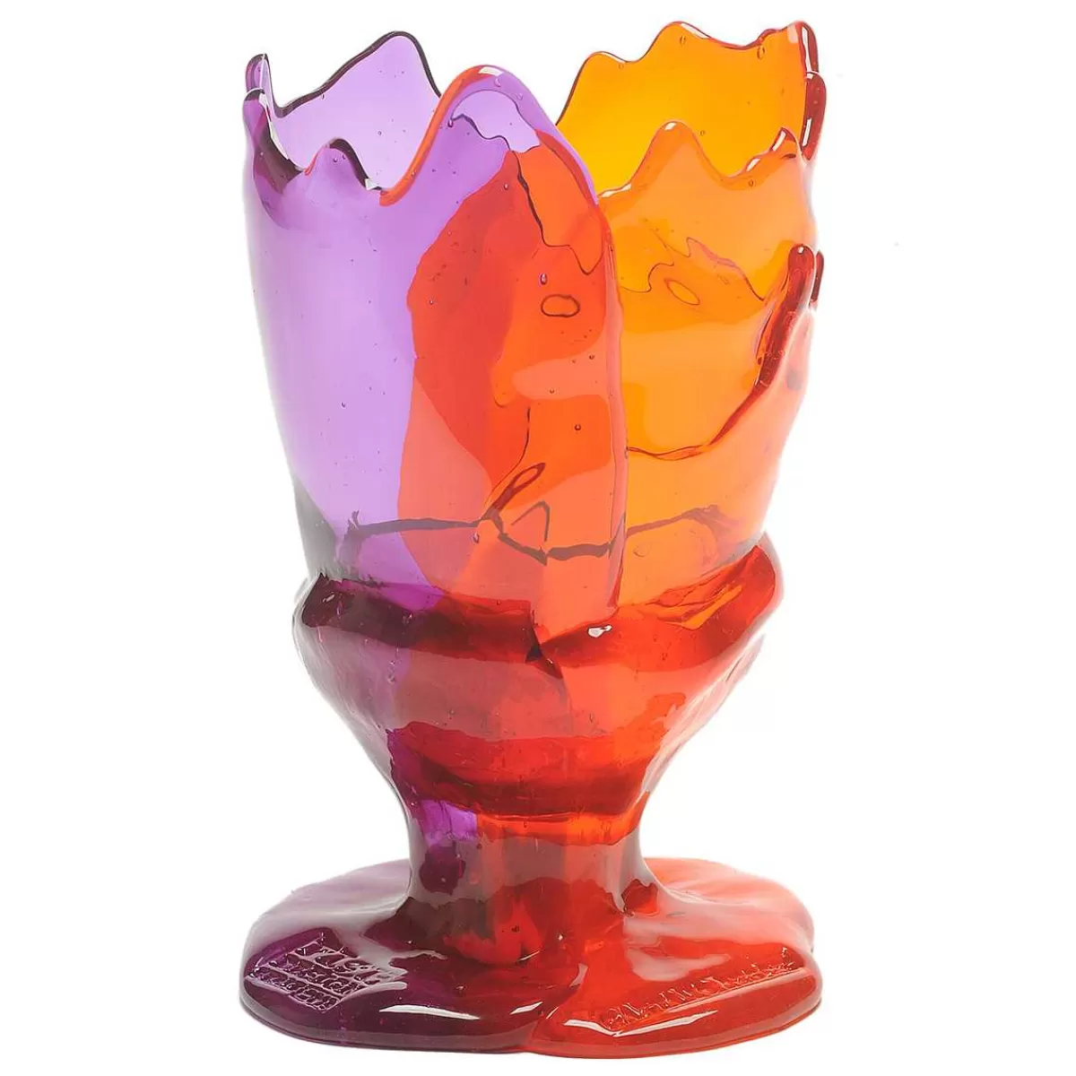 Corsi Design Twins C Vase - Clear Orange, Purple Cheap